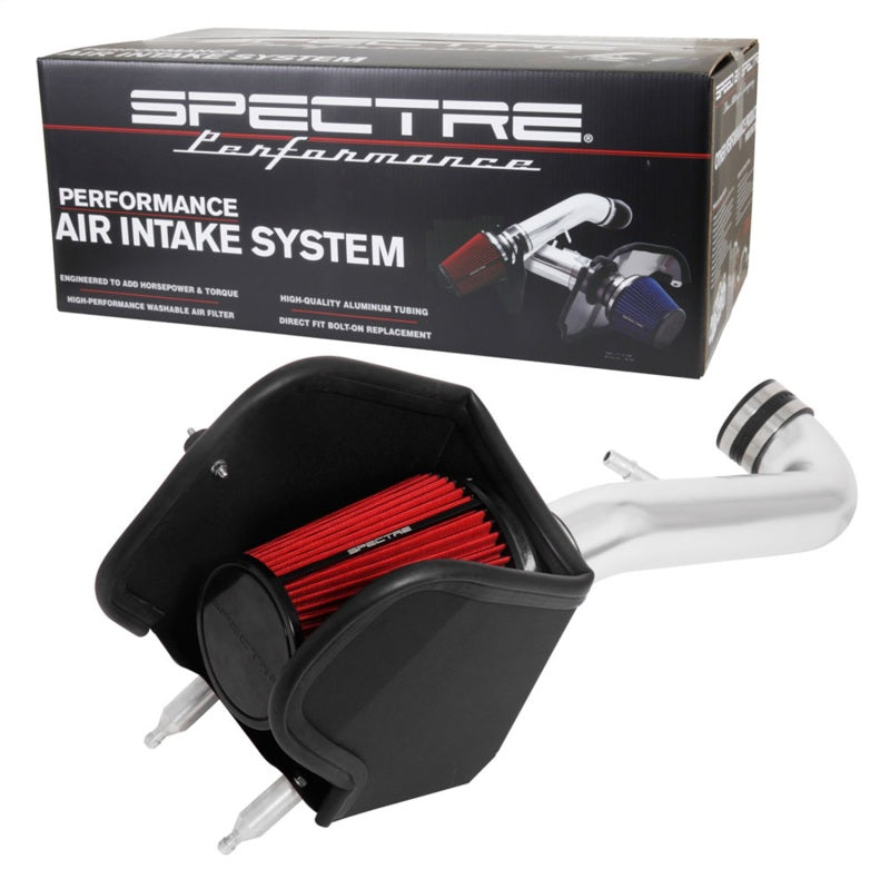 Spectre 2018 Jeep Wrangler V6-3.6L F/I Air Intake Kit - Polished w/Red Filter 9089 9089 Photo - Unmounted