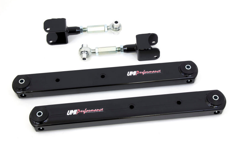 UMI Performance 68-72 GM A-Body Rear Control Arm Kit Fully Boxed Lowers Adjustable Uppers 402117-B 402117-B Photo - Primary