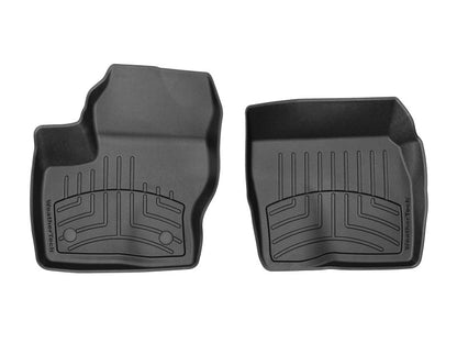 WeatherTech 2019+ Chevrolet Silverado 1500 Crew Cab  Front Floorliner HP - Black 4414361IM 4414361IM Photo - Primary