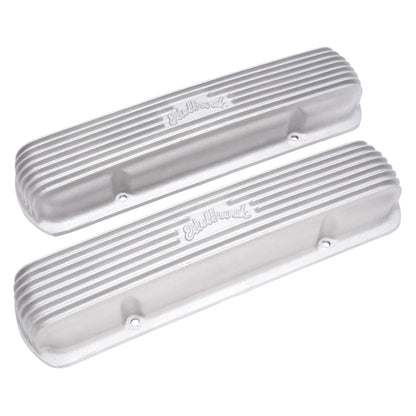 Edelbrock Valve Cover, Classic Series, Pontiac, 1962-1979 301-455 CID V8, Satin 41309 Photo - out of package
