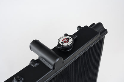 CSF 93-98 Toyota MK4 Supra Radiator - Black Finish 2882B 2882B Photo - Close Up