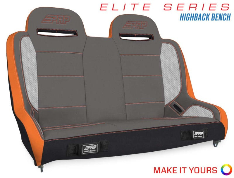 PRP Seats PRP Elite Series High Back Rear Suspension Bench Seat (40-53In.) A9210 A9210 Photo - Primary