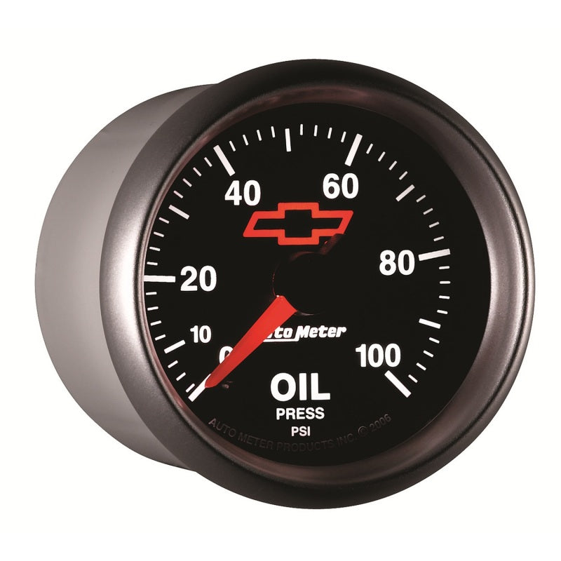Autometer GM Bowtie Black 2-1/16in 0-100 PSI Oil Pressure - Stepper Motor 3653-00406 3653-00406 User 4