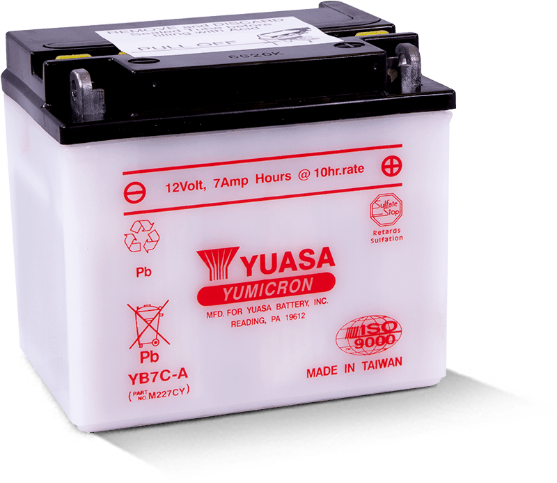 Yuasa Battery Yuasa YB7C-A Yumicron 12 Volt Battery YUAM227CY YUAM227CY User 1