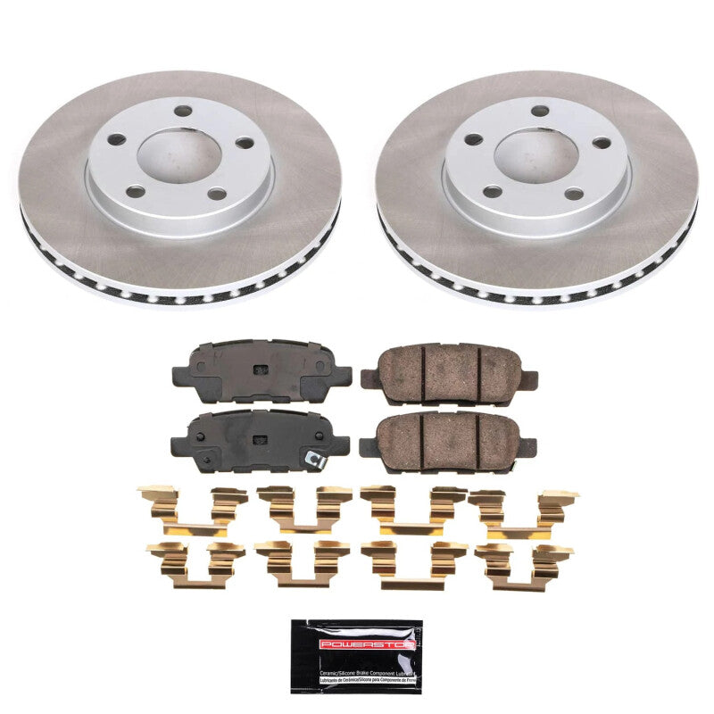 PowerStop Power Stop 2009 Nissan 370Z Rear Semi-Coated Rotor Kit SC9064 SC9064 Photo - Primary