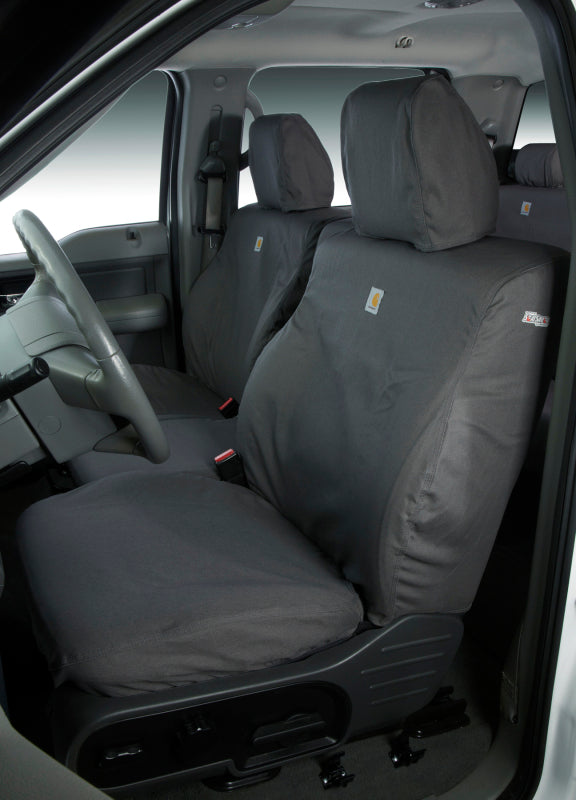 Covercraft 22-23 Jeep Grand Wagoneer Polycotton SeatSaver Front Row Seat Covers - Gravel SSC3502CAGY SSC3502CAGY Photo - Primary