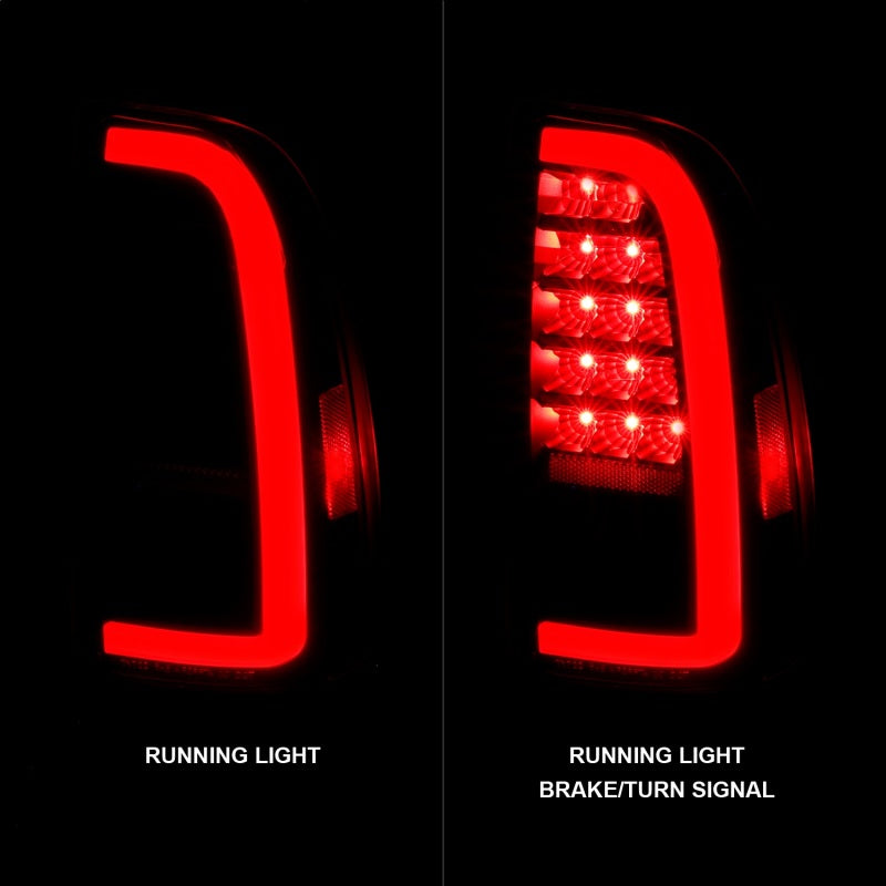 ANZO 00-06 Toyota Tundra LED Taillights w/ Light Bar Black Housing Clear Lens 311411 311411 Photo - Unmounted