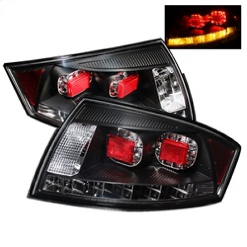 Spyder Audi TT 00-06 LED Tail Lights Black ALT-YD-ATT99-LED-BK 5000422 5000422 Photo - Primary