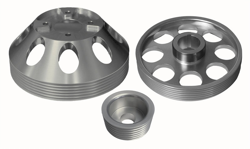 Torque Solution Lightweight Water Pump, Crank and Alternator Pulley Combo: Hyundai Genesis Coupe 3.8 2010+ TS-GEN-006S Photo - Primary