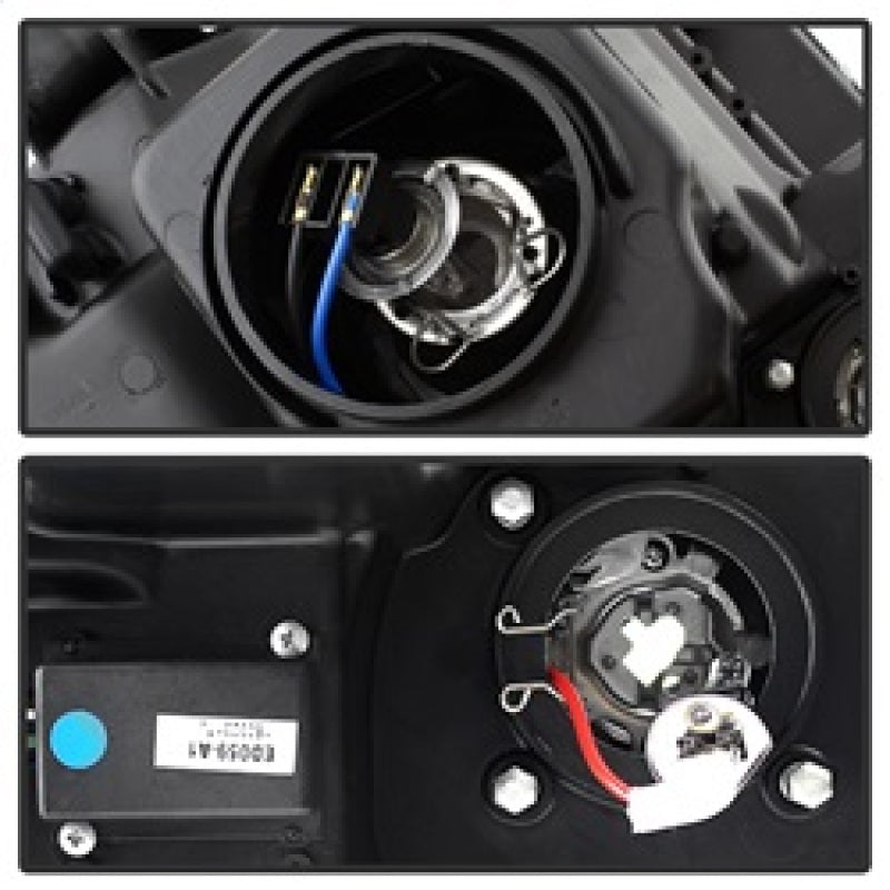 Spyder GMC Sierra 14-16 Projector Headlights Light Bar DRL Black PRO-YD-GS14-LBDRL-BK 5080523 5080523 Photo - Unmounted