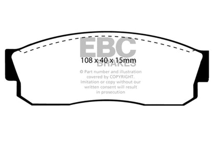 EBC Disc Brake Pad Set DP2452 Photo - Primary