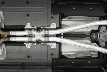 MBRP 15-16 Dodge Challenger 5.7L HEMI Cat Back Dual Split Rear S7116AL S7116AL Photo - Mounted