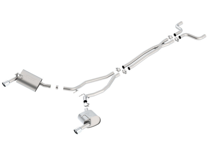 Borla 14-15 Camaro 3.6L V6 Single Split Rear Exit Touring Catback Exhaust 140526 140526 Photo - Primary