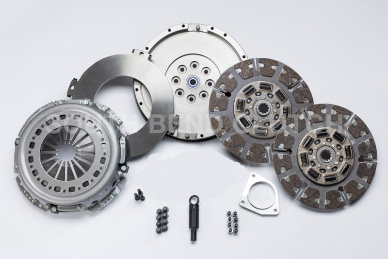 South Bend Clutch 1988-1993 Dodge Turbo Cummins Diesel 5.9L/6.7L Organic Street Dual Disc Clutch Kit SDD3250-5G-ORG SDD3250-5G-ORG Photo - Primary