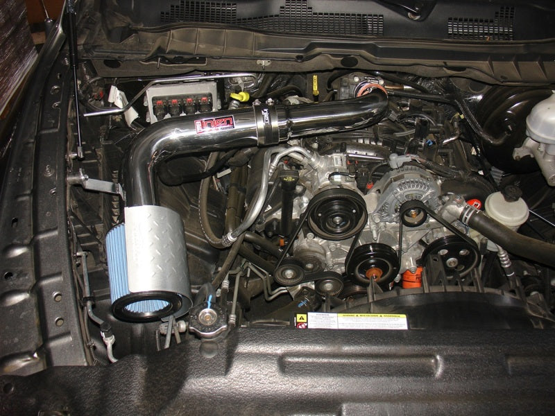 Injen 09-11 Dodge Ram 3.7L V6 Wr Black Tuned Air Intake System w/ MR Tech/Web Nano-Fiber Dry Filter PF8055WB PF8055WB Photo - Mounted