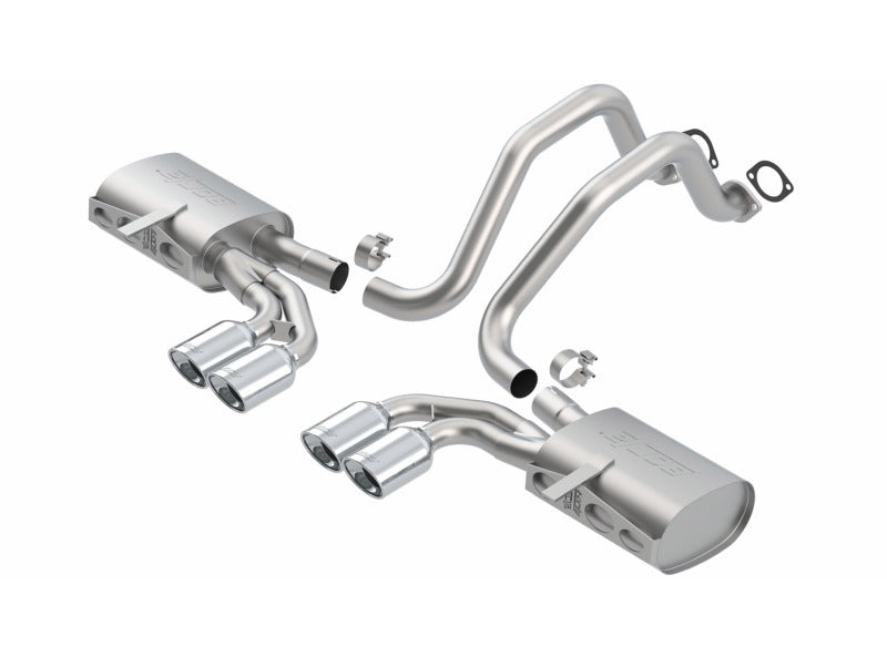 Borla 97-04 Chevrolet Corvette 5.7L 8cyl Touring SS Catback Exhaust 140426 140426 Photo - Primary