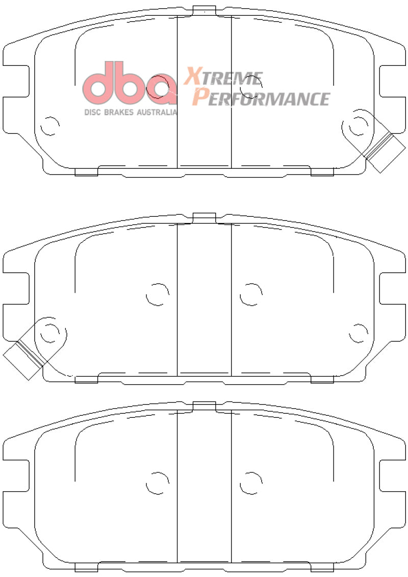 DBA 1994 Eagle Talon TSi (1st Gen) AWD XP Performance Front Brake Pads DB1238XP DB1238XP Photo - out of package