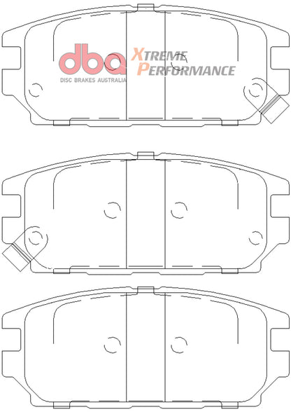DBA 1994 Eagle Talon TSi (1st Gen) AWD XP Performance Front Brake Pads DB1238XP DB1238XP Photo - out of package