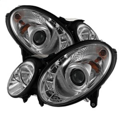 Spyder Mercedes Benz E-Class 07-09 Projector Headlights Halogen - DRL Chrm PRO-YD-MBW21107-DRL-C 5029355 5029355 Photo - Primary