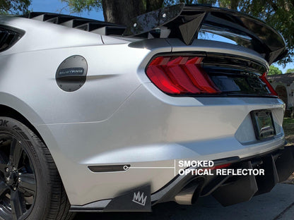 Raxiom 15-22 Ford Mustang Axial Series LED Side Marker Lights Rear (Smoked) 390265 390265 Photo - Close Up