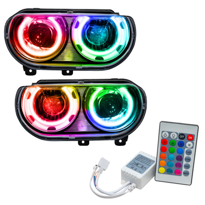 ORACLE Lighting Oracle 08-14 Dodge Challenger SMD HL (HID Style) - ColorSHIFT w/ Simple Controller 7132-504 7132-504 Photo - Primary
