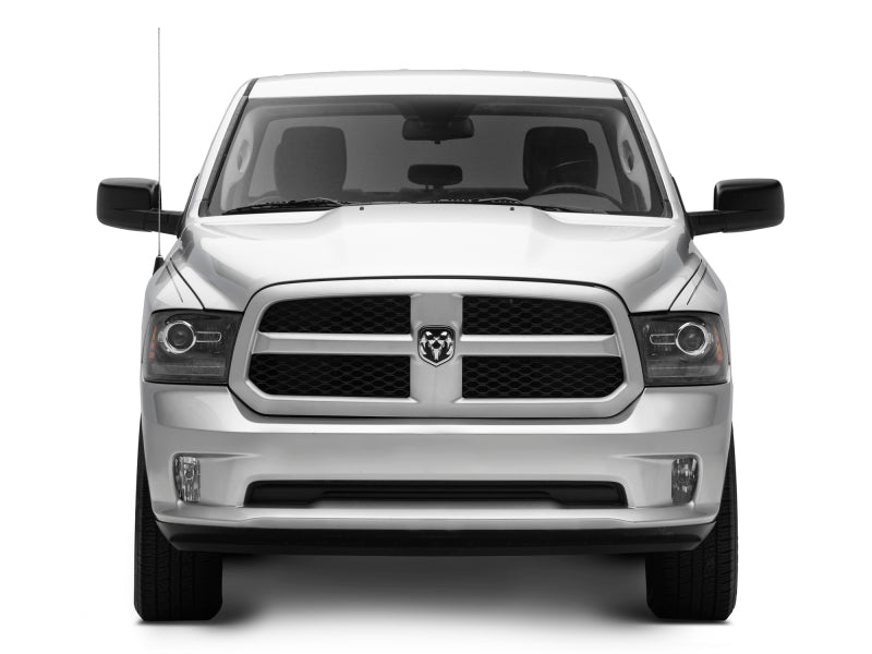 Raxiom 09-18 Dodge RAM 1500 LED Halo Headlights w/Switchback Turn Signals- Blk Housing (Clear Lens) R111518 R111518 Photo - Close Up