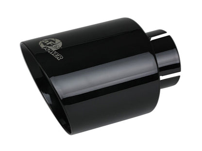 aFe POWER MACH Force-Xp 2.5in Axle-Back Exhaust System 16-20 Chevrolet Camaro SS V8 6.2L - Black 49-44118-B 49-44118-B Photo - Close Up