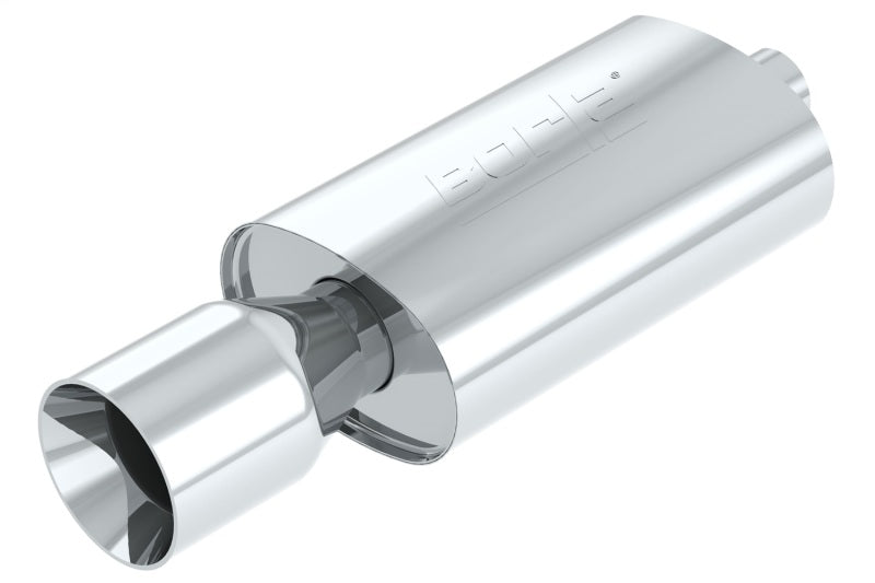 Borla Wailtail Oval 2-1/4in x 5in Side Round Out Boomer Muffler 40061 40061 Photo - Primary