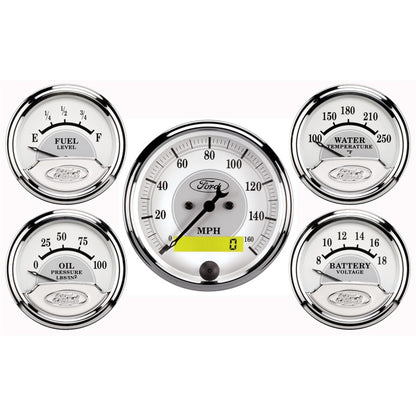 Autometer 5 Pc. 3-1/8" & 2-1/16", Electric Speedometer, Ford Masterpiece 880087 User 1