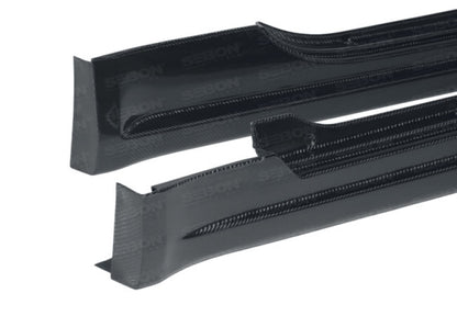 Seibon 02-05 Nissan 350Z Carbon Fiber Side Skirts SS0205NS350-SA Photo - Primary