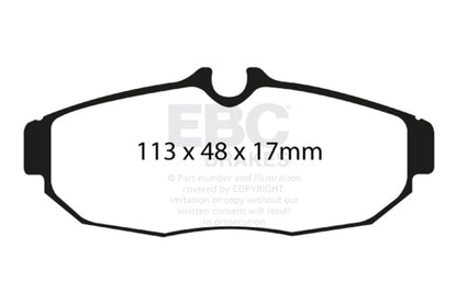 EBC Disc Brake Pad Set DP51741NDX Photo - Primary