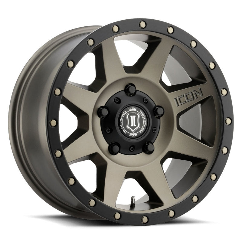 ICON Rebound 18x9 5x150 25mm Offset 6in BS 110.1mm Bore Bronze Wheel 1818905560BR 1818905560BR Photo - Primary