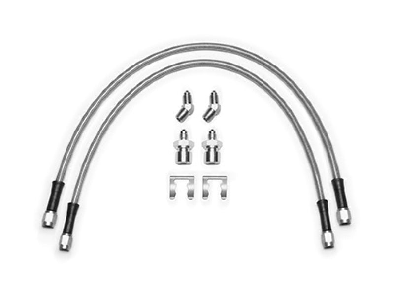 Wilwood 18-22 Jeep JL Flexline Kit 20in -3 M10-1.0 IF 1/8-27 NPT Straight 45 Degree 220-16180 220-16180 User 1