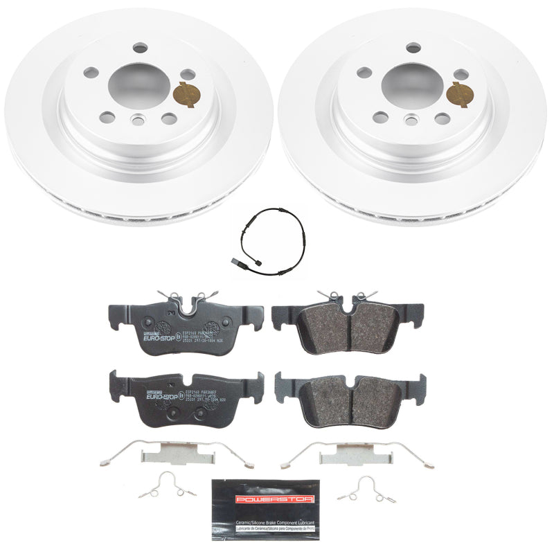 Power Stop 16-20 BMW X1 Rear Euro-Stop Brake Kit ESK7899 ESK7899 Photo - Primary
