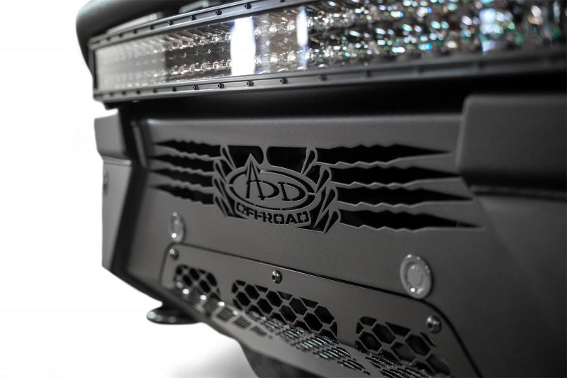 Addictive Desert Designs 2021 Ford F-150 HoneyBadger Front Bumper w/o Top Hoop F190111040103 F190111040103 Photo - Mounted