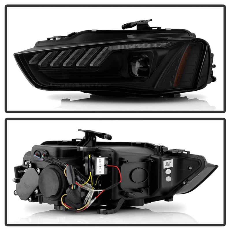 Spyder 13-16 Audi A4/S4 Halogen Model Only Projector Headlights - Black PRO-YD-AA413HALSI-BK 5088321 5088321 Photo - Unmounted