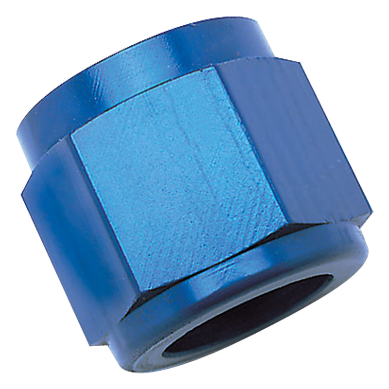 Russell Performance -16 AN Tube Nuts 1in dia. (Blue) (1 pc.) 660610 660610 Photo - Primary