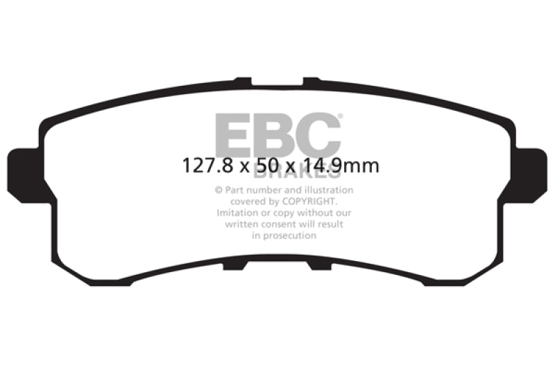 EBC Disc Brake Pad Set DP61876 Photo - Primary