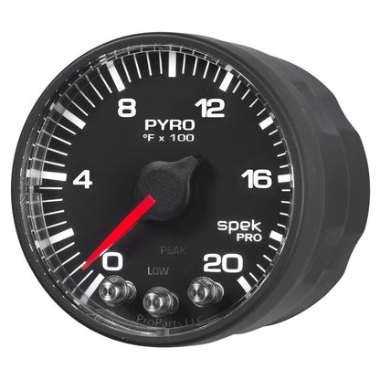 Autometer Spek-Pro 52.4mm 0-2000F Digital Stepper Motor Pyrometer Gauge P310328 P310328 User 3
