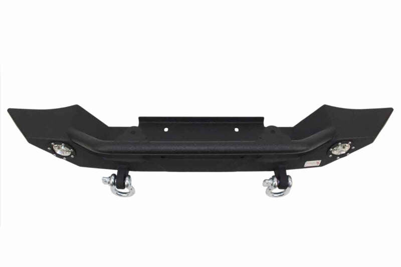 Fishbone Offroad 87-06 Jeep TJ/YJ Wrangler TJ/YJ Steel Front Bumper W/LEDs - Blk Textured Powercoat FB22016 FB22016 Photo - out of package