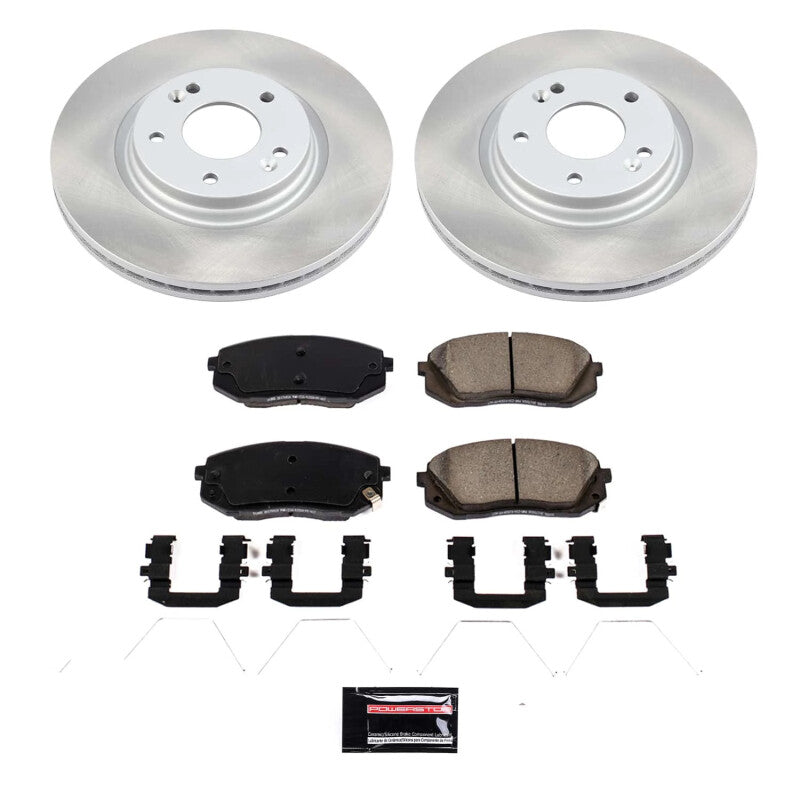 PowerStop Power Stop 17-19 Kia Soul Front Semi-Coated Rotor Kit SC8011 SC8011 Photo - Primary