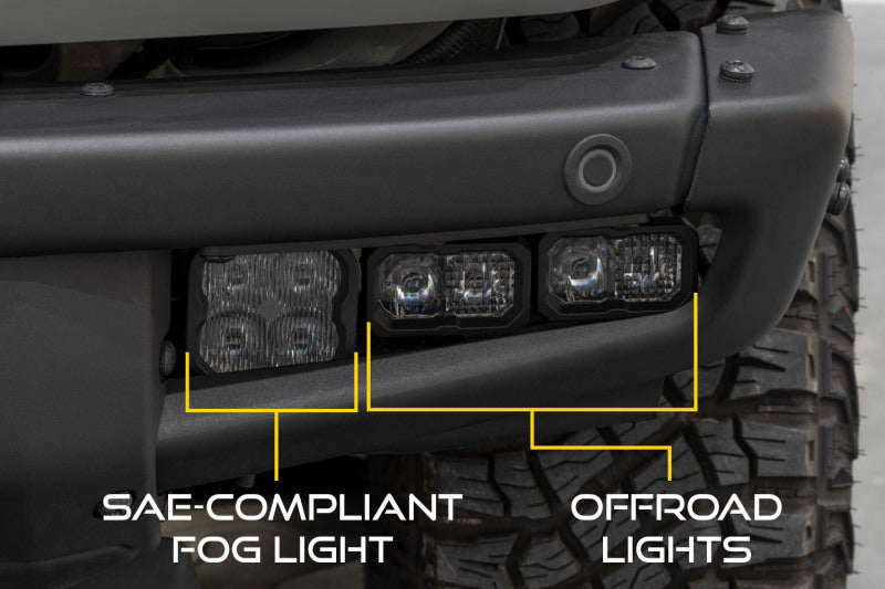 Diode Dynamics 21-Up Ford Bronco Stage Series Fog Pocket Kit - Yellow Max DD7183 DD7183 User 5