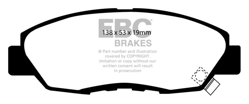 EBC Disc Brake Pad Set DP3812/2C Photo - Primary