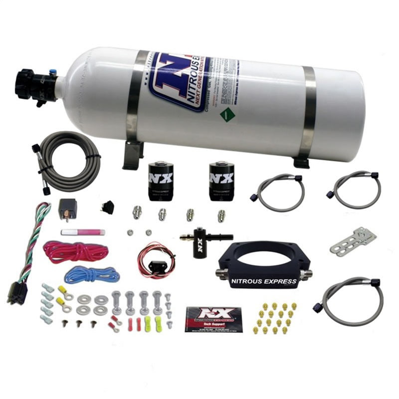 Nitrous Express 2014+ Chevrolet Corvette C7 Nitrous Plate Kit (50-300HP) w/15lb Bottle 20938-15 20938-15 Photo - Primary