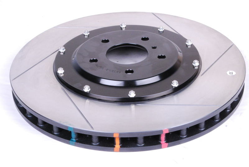 DBA 09-11 Nissan GTR R-35 Front Slotted 5000 Series 2 Piece Rotor Assembled w/ Black Hat 52320BLKS 52320BLKS Photo - out of package