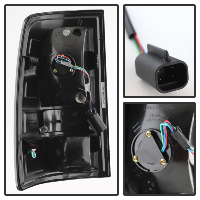 Spyder Dodge Ram 1500 13-14/Ram 2500 13-14 LED Tail Lights LED Model only - Blk ALT-YD-DRAM13-LED-BK 5077530 5077530 User 1