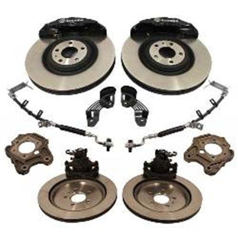 Ford Performance Parts Ford Racing 2005-2014 Mustang Six Piston 15-inch Brake Upgrade Kit M-2300-T Photo - Primary