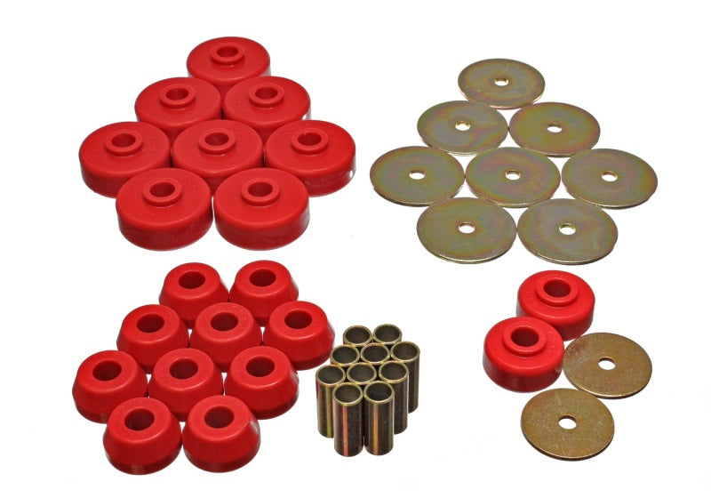 Energy Suspension Body Mount Set Red Toyota 4Runner All 1984-1988 8.4102R Photo - Primary