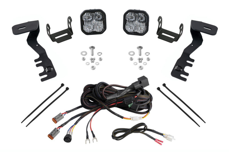 Diode Dynamics 2024+ Toyota Tacoma SS3 LED Ditch Light Kit- Pro White Combo DD7940 DD7940 Photo - Primary