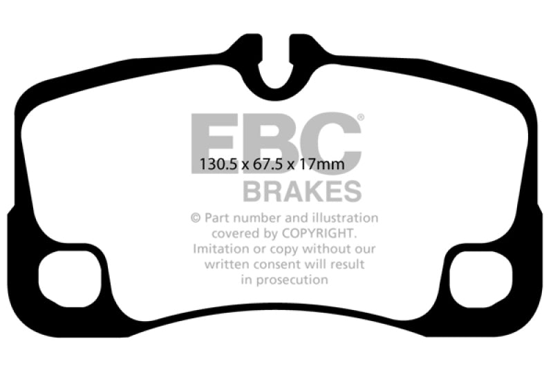 EBC 07-09 Porsche 911 (997) Greenstuff Rear Brake Pads DP21930 DP21930 Photo - Primary